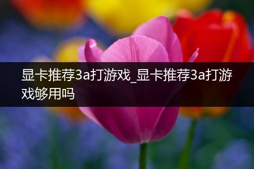 显卡推荐3a打游戏_显卡推荐3a打游戏够用吗