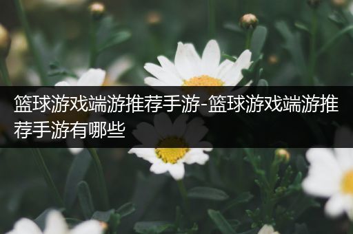 篮球游戏端游推荐手游-篮球游戏端游推荐手游有哪些