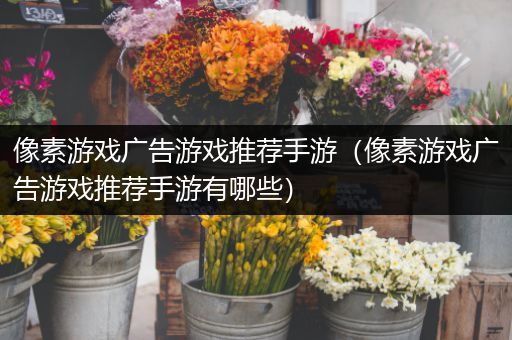 像素游戏广告游戏推荐手游（像素游戏广告游戏推荐手游有哪些）