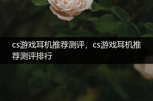 cs游戏耳机推荐测评，cs游戏耳机推荐测评排行