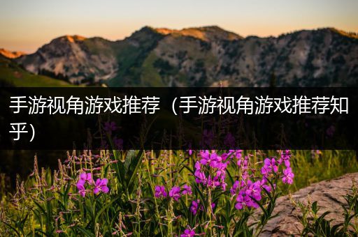 手游视角游戏推荐（手游视角游戏推荐知乎）