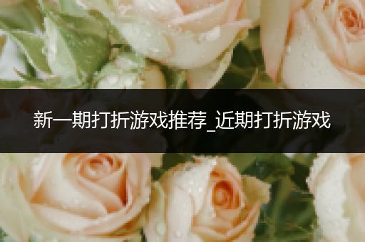 新一期打折游戏推荐_近期打折游戏