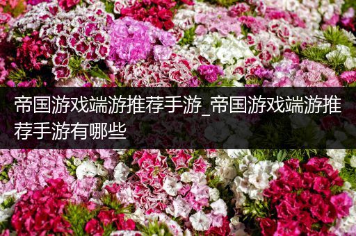 帝国游戏端游推荐手游_帝国游戏端游推荐手游有哪些