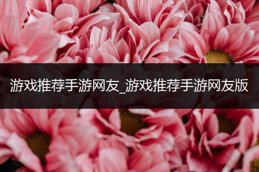 游戏推荐手游网友_游戏推荐手游网友版
