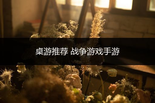 桌游推荐 战争游戏手游