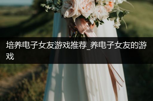 培养电子女友游戏推荐_养电子女友的游戏