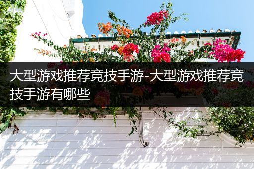 大型游戏推荐竞技手游-大型游戏推荐竞技手游有哪些