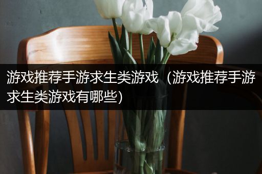 游戏推荐手游求生类游戏（游戏推荐手游求生类游戏有哪些）