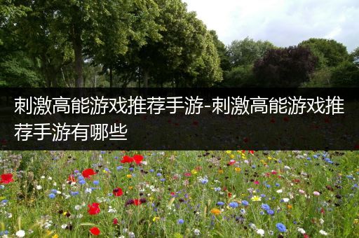 刺激高能游戏推荐手游-刺激高能游戏推荐手游有哪些