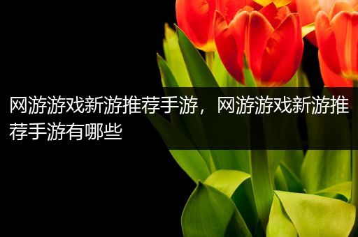 网游游戏新游推荐手游，网游游戏新游推荐手游有哪些