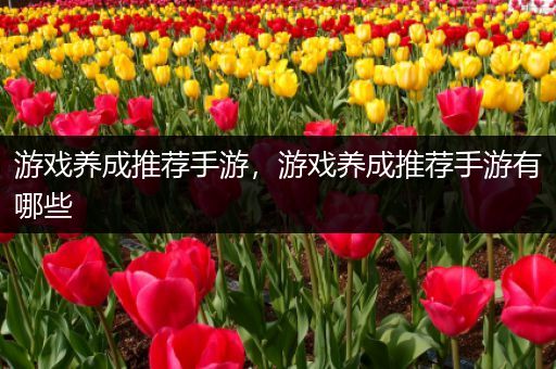 游戏养成推荐手游，游戏养成推荐手游有哪些