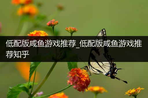 低配版咸鱼游戏推荐_低配版咸鱼游戏推荐知乎