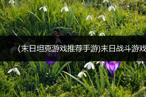 （末日坦克游戏推荐手游)末日战斗游戏
