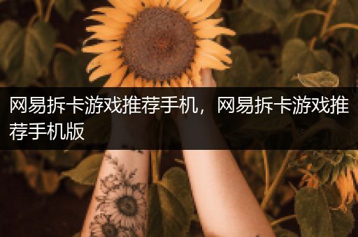 网易拆卡游戏推荐手机，网易拆卡游戏推荐手机版
