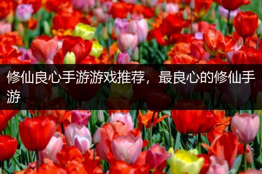 修仙良心手游游戏推荐，最良心的修仙手游