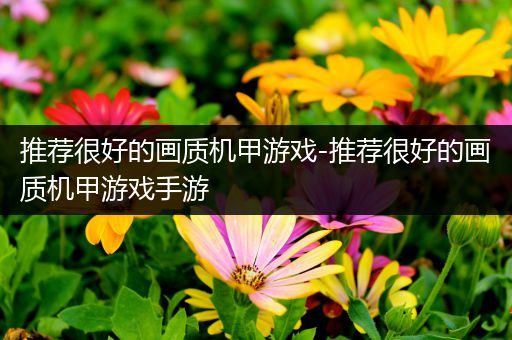推荐很好的画质机甲游戏-推荐很好的画质机甲游戏手游