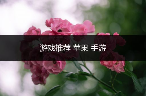 游戏推荐 苹果 手游