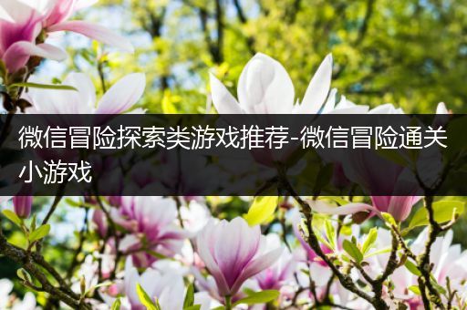 微信冒险探索类游戏推荐-微信冒险通关小游戏
