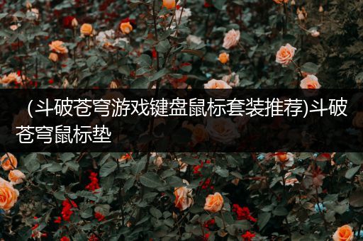 （斗破苍穹游戏键盘鼠标套装推荐)斗破苍穹鼠标垫