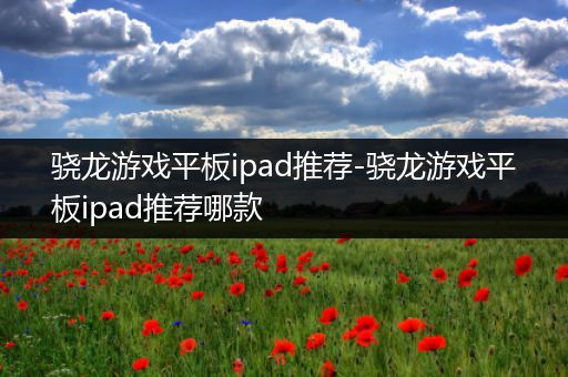 骁龙游戏平板ipad推荐-骁龙游戏平板ipad推荐哪款