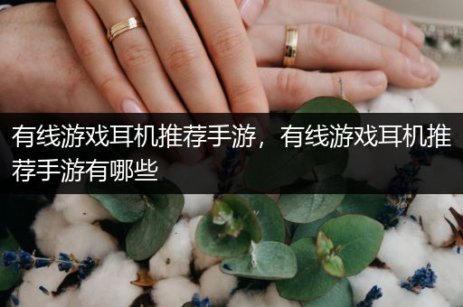 有线游戏耳机推荐手游，有线游戏耳机推荐手游有哪些
