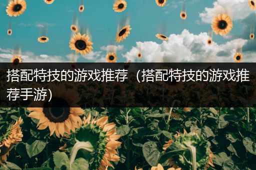 搭配特技的游戏推荐（搭配特技的游戏推荐手游）