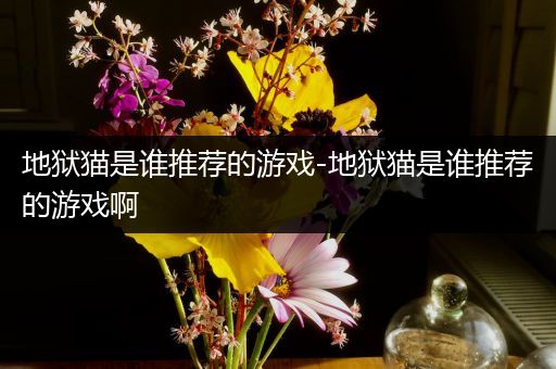 地狱猫是谁推荐的游戏-地狱猫是谁推荐的游戏啊