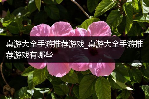 桌游大全手游推荐游戏_桌游大全手游推荐游戏有哪些