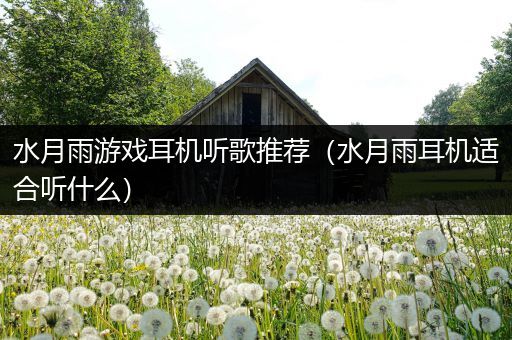 水月雨游戏耳机听歌推荐（水月雨耳机适合听什么）