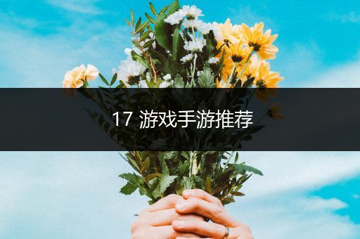 17 游戏手游推荐