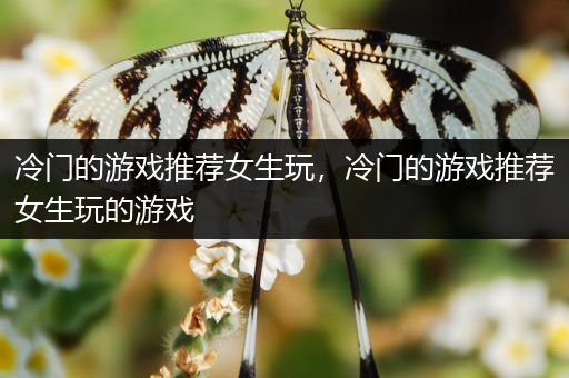 冷门的游戏推荐女生玩，冷门的游戏推荐女生玩的游戏
