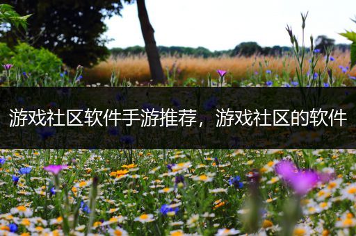 游戏社区软件手游推荐，游戏社区的软件