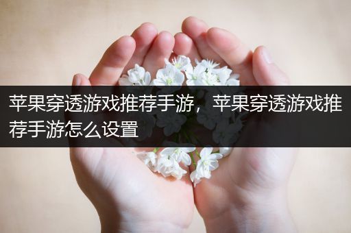 苹果穿透游戏推荐手游，苹果穿透游戏推荐手游怎么设置