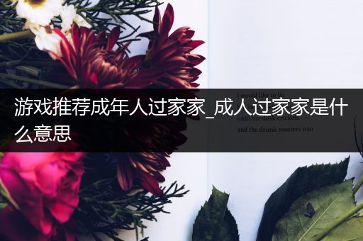 游戏推荐成年人过家家_成人过家家是什么意思
