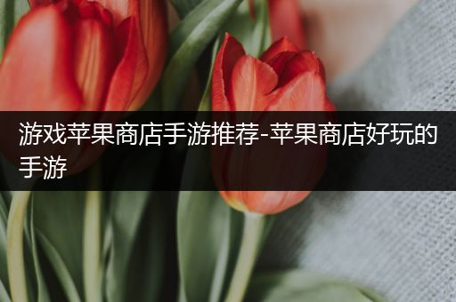 游戏苹果商店手游推荐-苹果商店好玩的手游