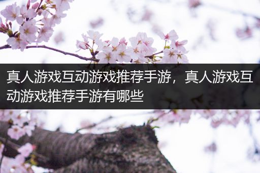 真人游戏互动游戏推荐手游，真人游戏互动游戏推荐手游有哪些