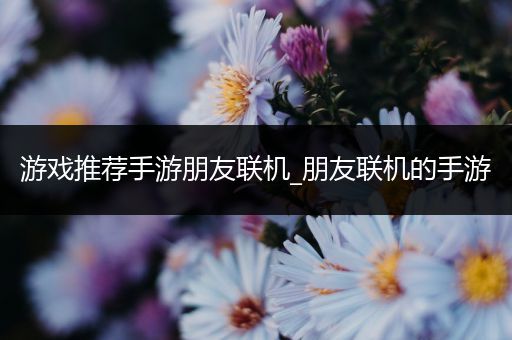 游戏推荐手游朋友联机_朋友联机的手游
