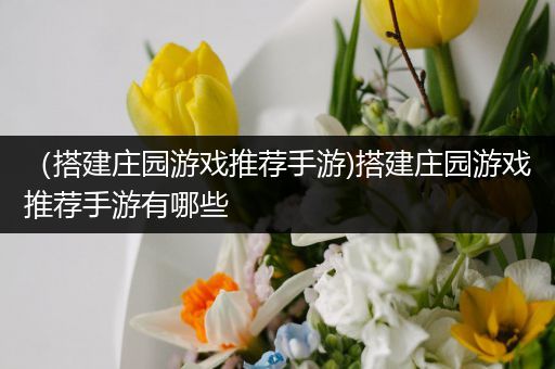 （搭建庄园游戏推荐手游)搭建庄园游戏推荐手游有哪些