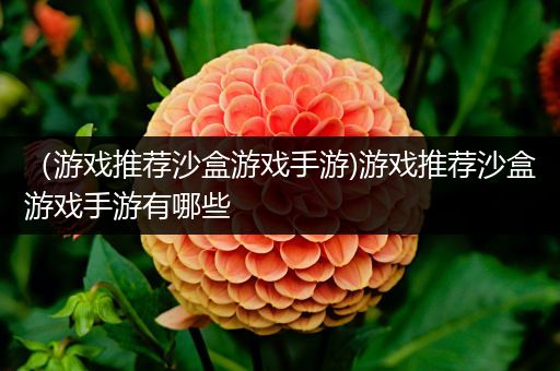 （游戏推荐沙盒游戏手游)游戏推荐沙盒游戏手游有哪些