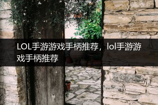LOL手游游戏手柄推荐，lol手游游戏手柄推荐