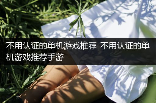 不用认证的单机游戏推荐-不用认证的单机游戏推荐手游