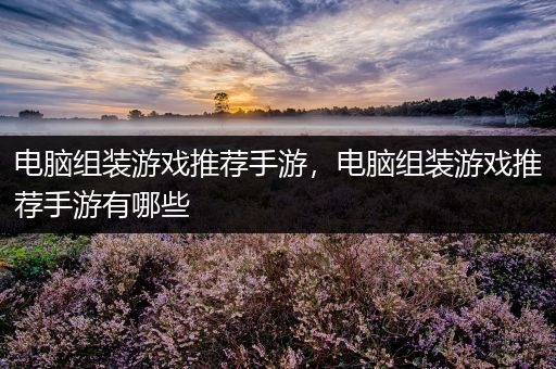 电脑组装游戏推荐手游，电脑组装游戏推荐手游有哪些