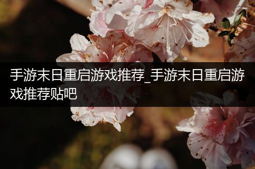 手游末日重启游戏推荐_手游末日重启游戏推荐贴吧