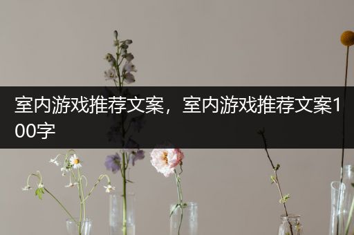 室内游戏推荐文案，室内游戏推荐文案100字
