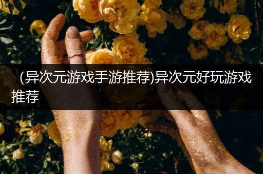（异次元游戏手游推荐)异次元好玩游戏推荐