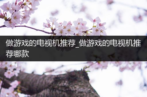 做游戏的电视机推荐_做游戏的电视机推荐哪款