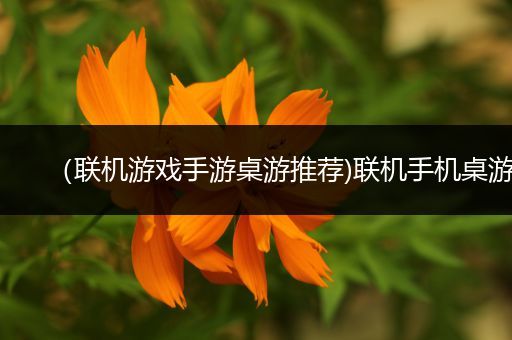 （联机游戏手游桌游推荐)联机手机桌游