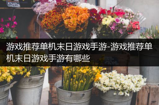 游戏推荐单机末日游戏手游-游戏推荐单机末日游戏手游有哪些
