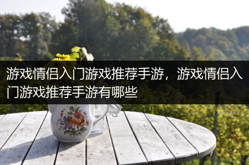 游戏情侣入门游戏推荐手游，游戏情侣入门游戏推荐手游有哪些