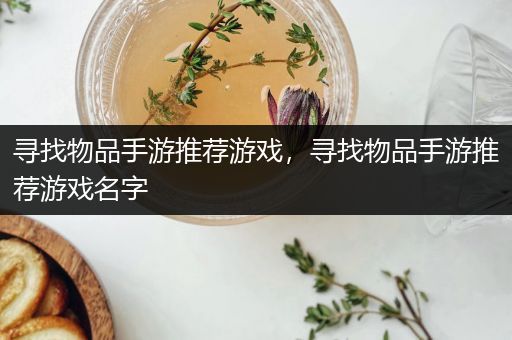寻找物品手游推荐游戏，寻找物品手游推荐游戏名字
